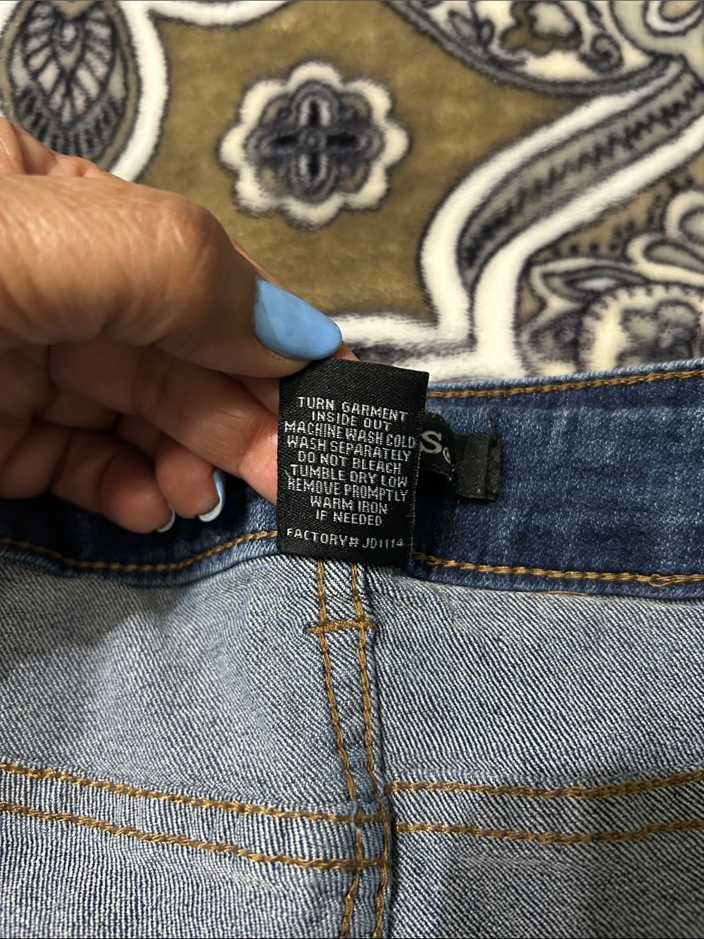 d. jeans Dark Blue Rolled Hem Denim Shorts - Picture 7 of 12